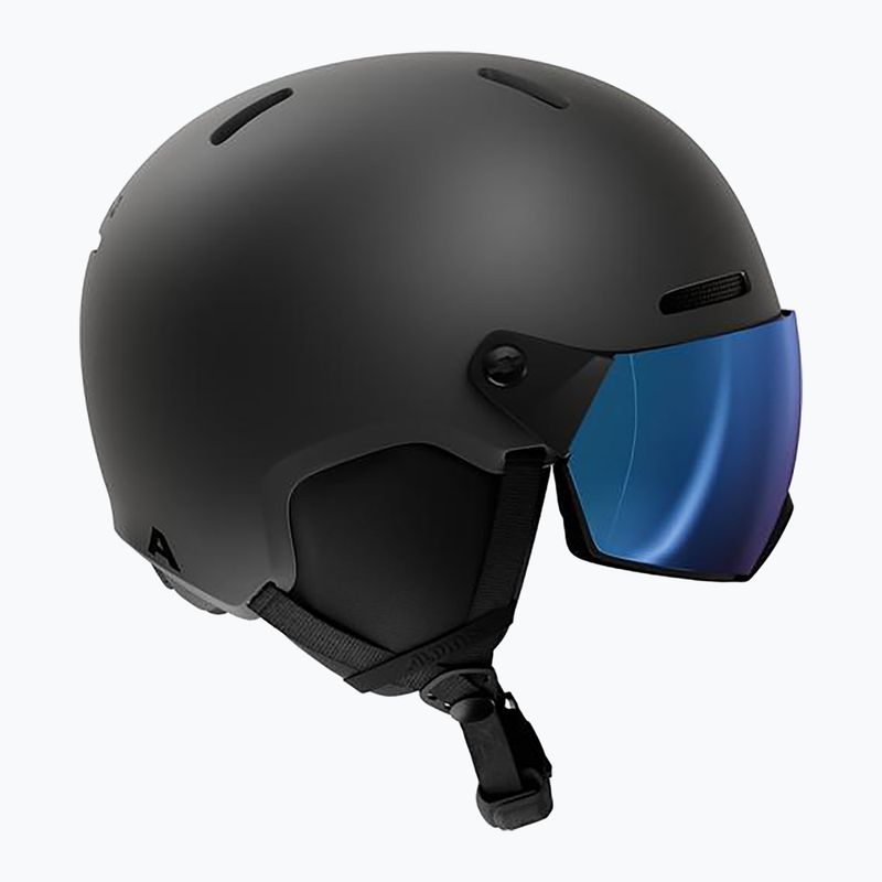 Skihelm Alpina Arber 2 Visor Q-Lite black matte 2