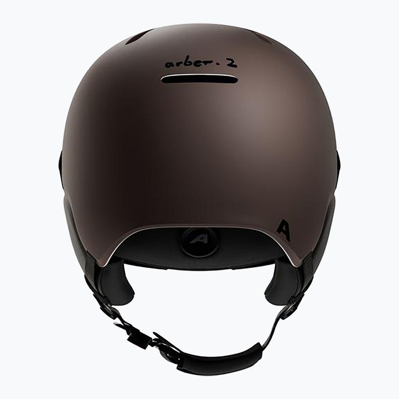Skihelm Alpina Arber 2 Visor Q-Lite ox brown matt 4