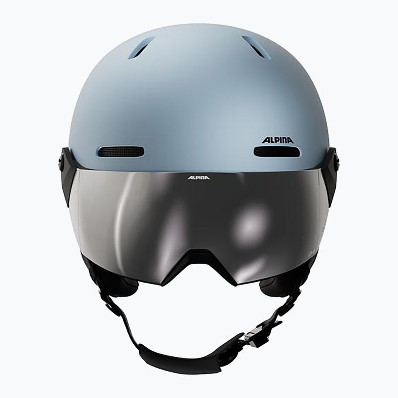 Skihelm Alpina Arber 2 Visor Q-Lite ice blue matt 2