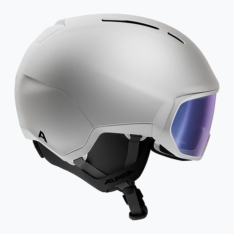 Skihelm Alpina Vizzard QV MIPS white matt 2