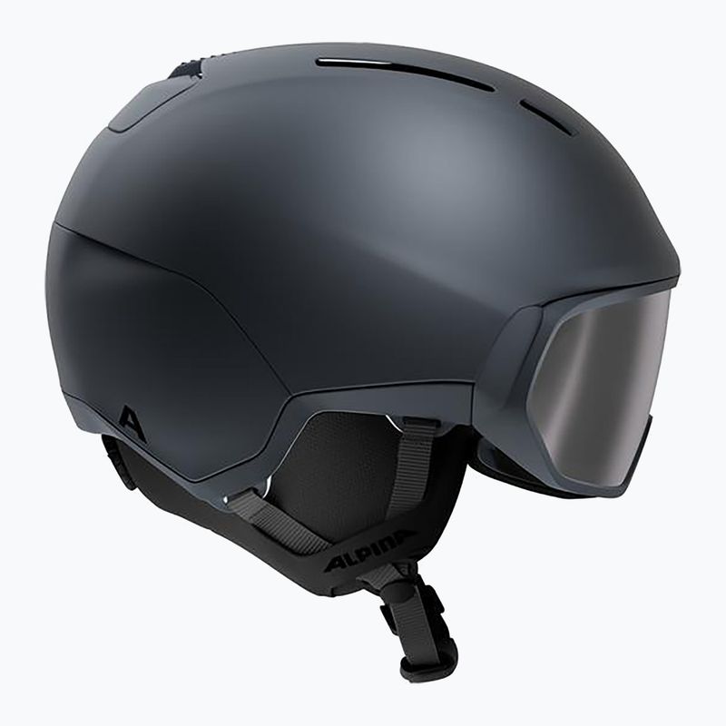 Skihelm Alpina Vizzard QV MIPS midnight grey matt 2