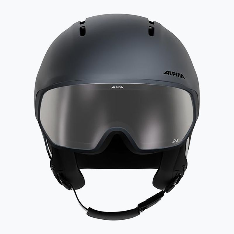 Skihelm Alpina Vizzard QV MIPS midnight grey matt 3