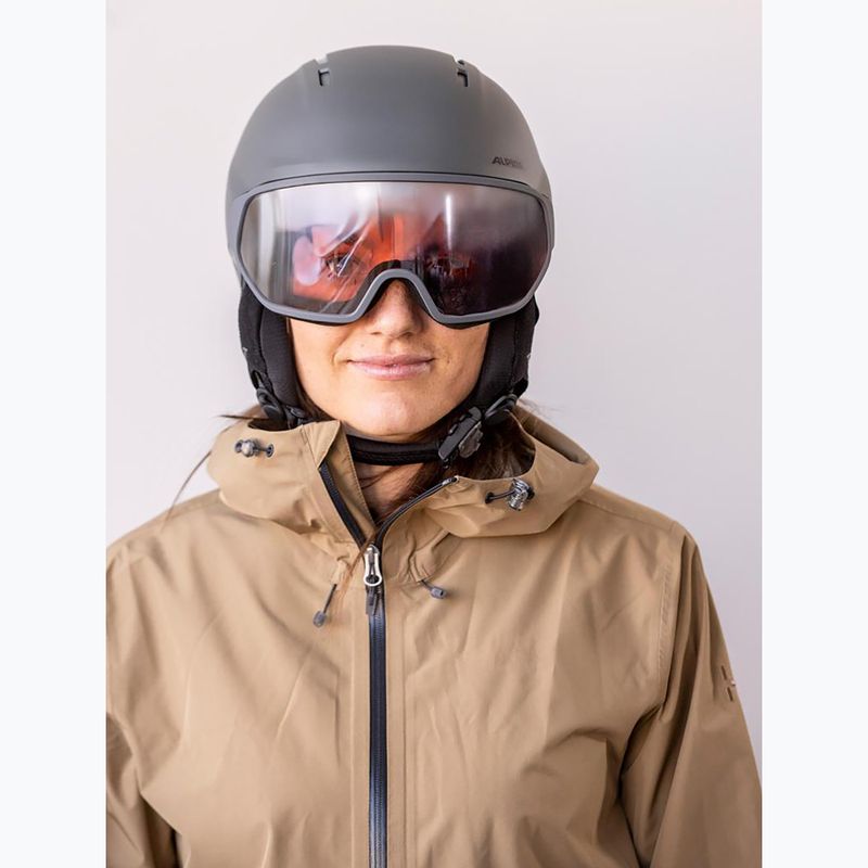 Skihelm Alpina Vizzard QV MIPS midnight grey matt 7