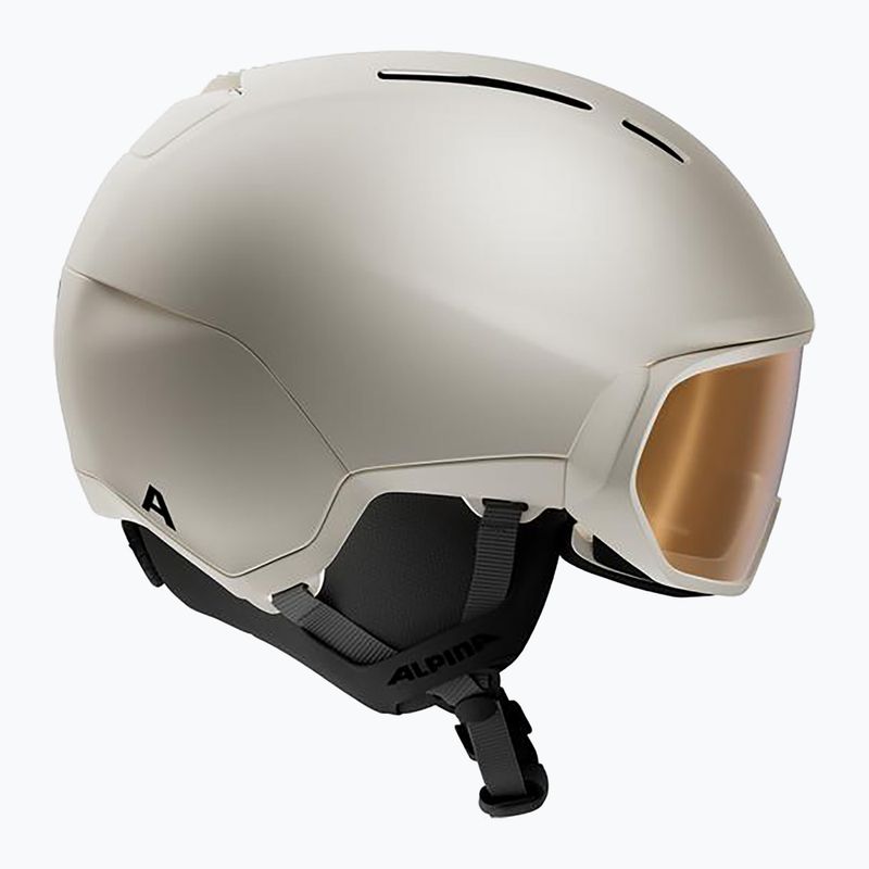 Skihelm Alpina Vizzard QV MIPS sand matt 2