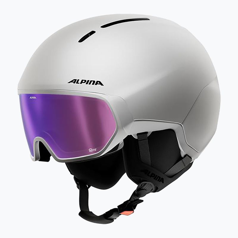 Skihelm Alpina Vizzard Q-Lite white matt
