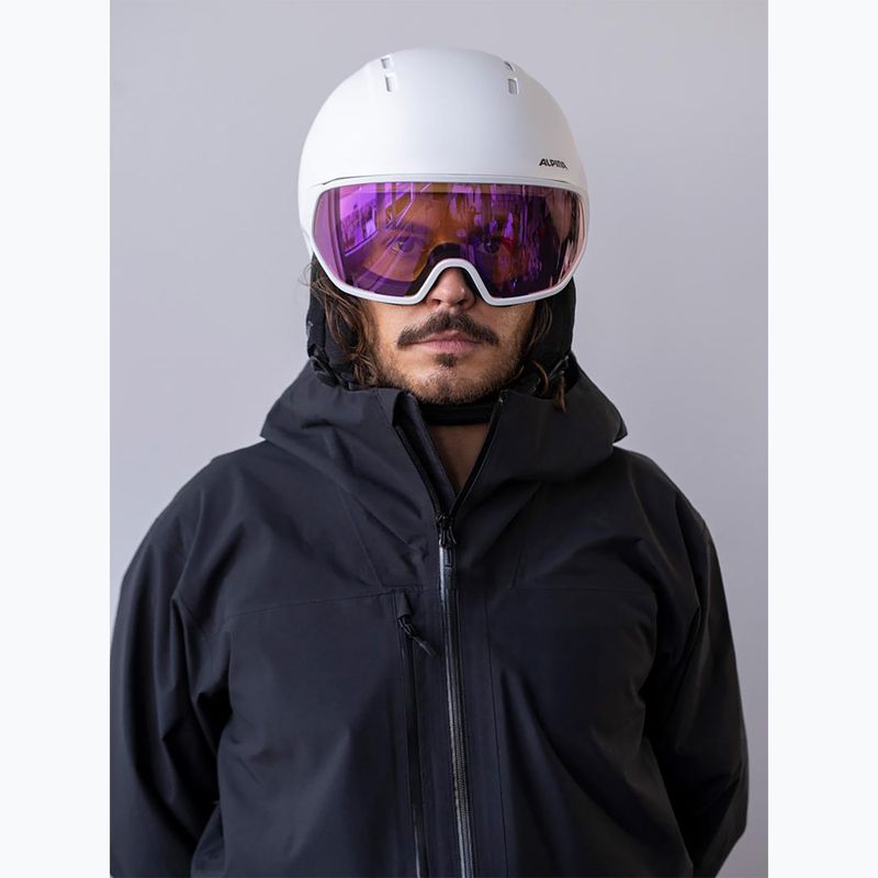 Skihelm Alpina Vizzard Q-Lite white matt 5