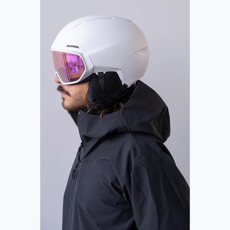 Skihelm Alpina Vizzard Q-Lite white matt 6
