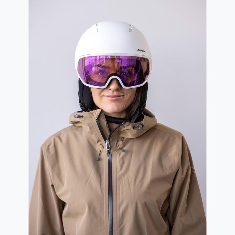 Skihelm Alpina Vizzard Q-Lite white matt 7
