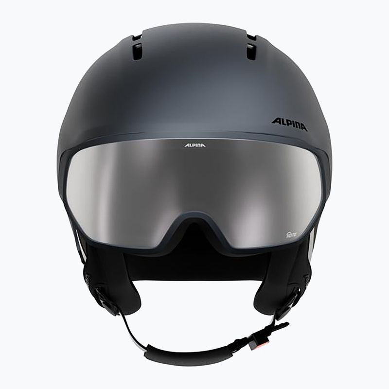 Skihelm Alpina Vizzard Q-Lite midnight grey matt 3