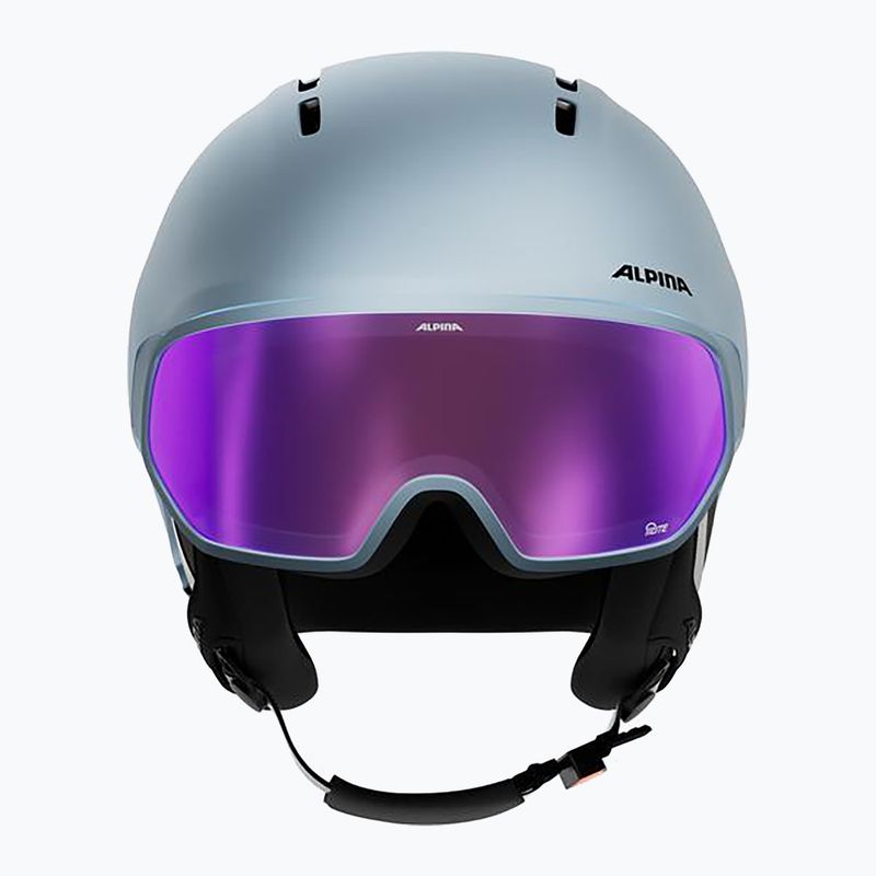 Skihelm Alpina Vizzard Q-Lite ice blue matt 3