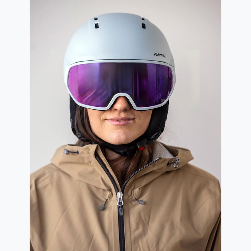 Skihelm Alpina Vizzard Q-Lite ice blue matt 7