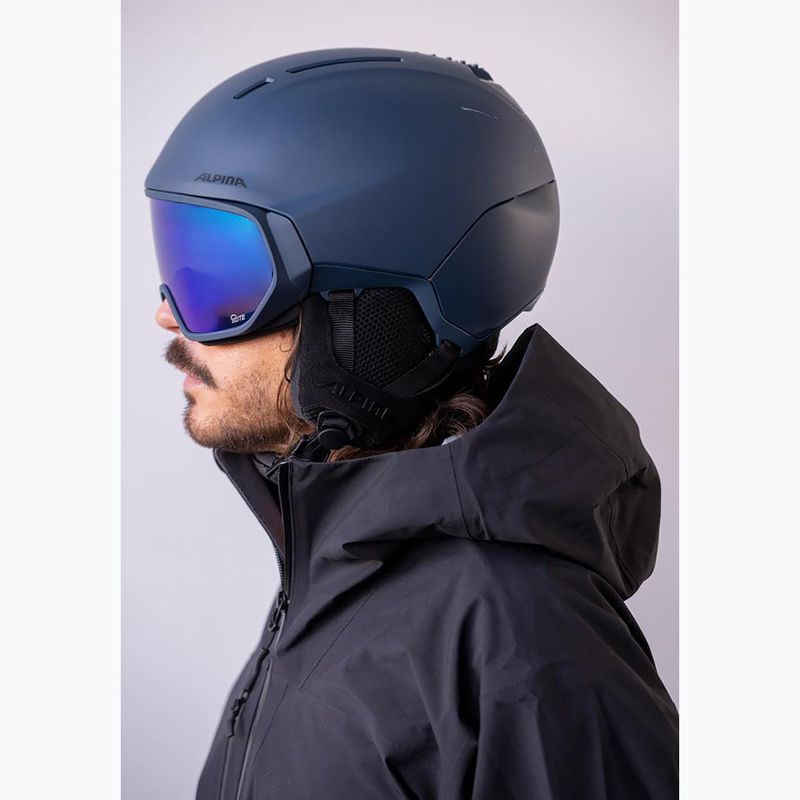 Skihelm Alpina Vizzard Q-Lite midnight blue matt 6