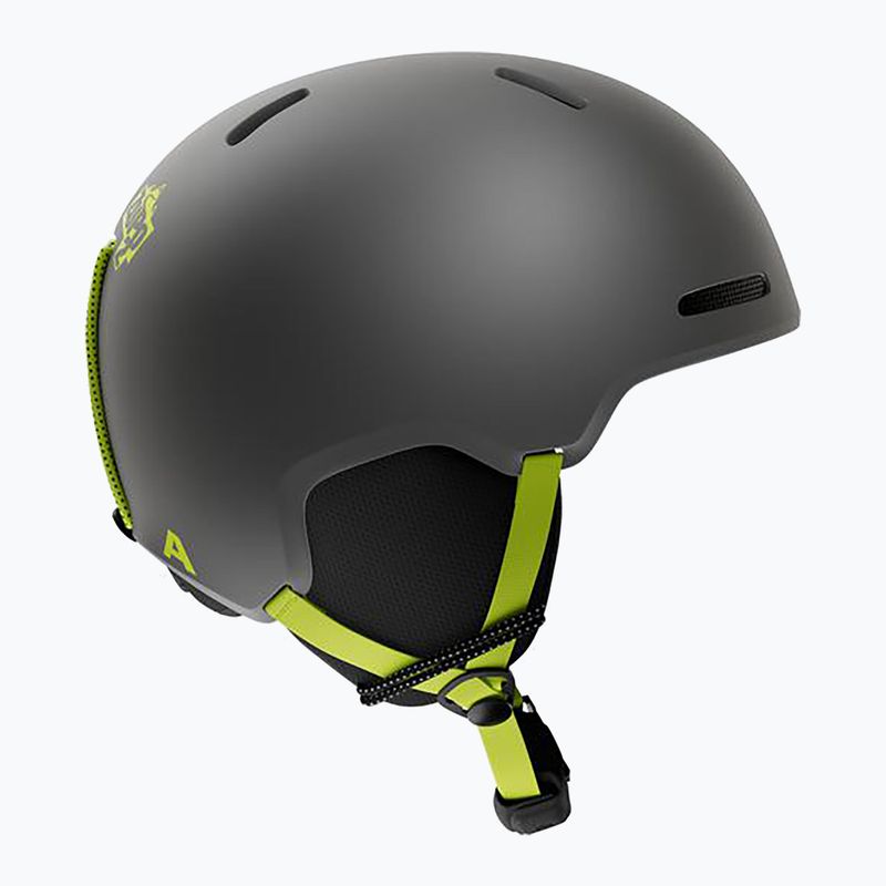 Kinder-Skihelm Alpina Zupo 2 charcoal neon matt 2