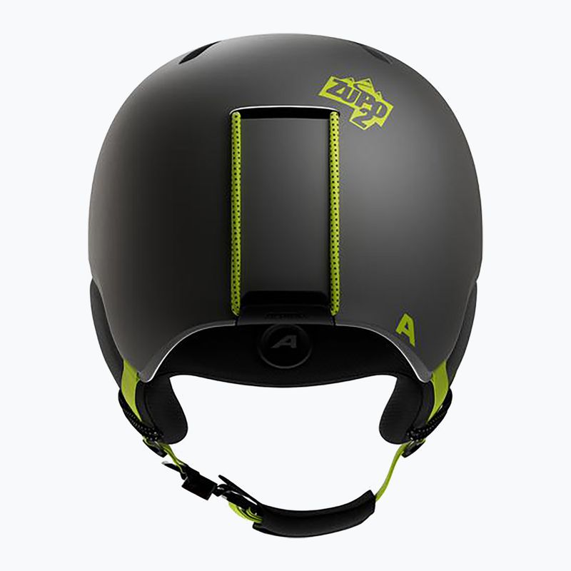 Kinder-Skihelm Alpina Zupo 2 charcoal neon matt 4