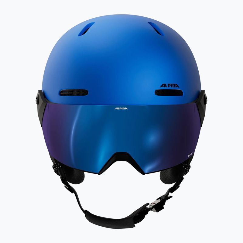 Kinder-Skihelm Alpina Zupo 2 Visor Q-Lite blue matt 3