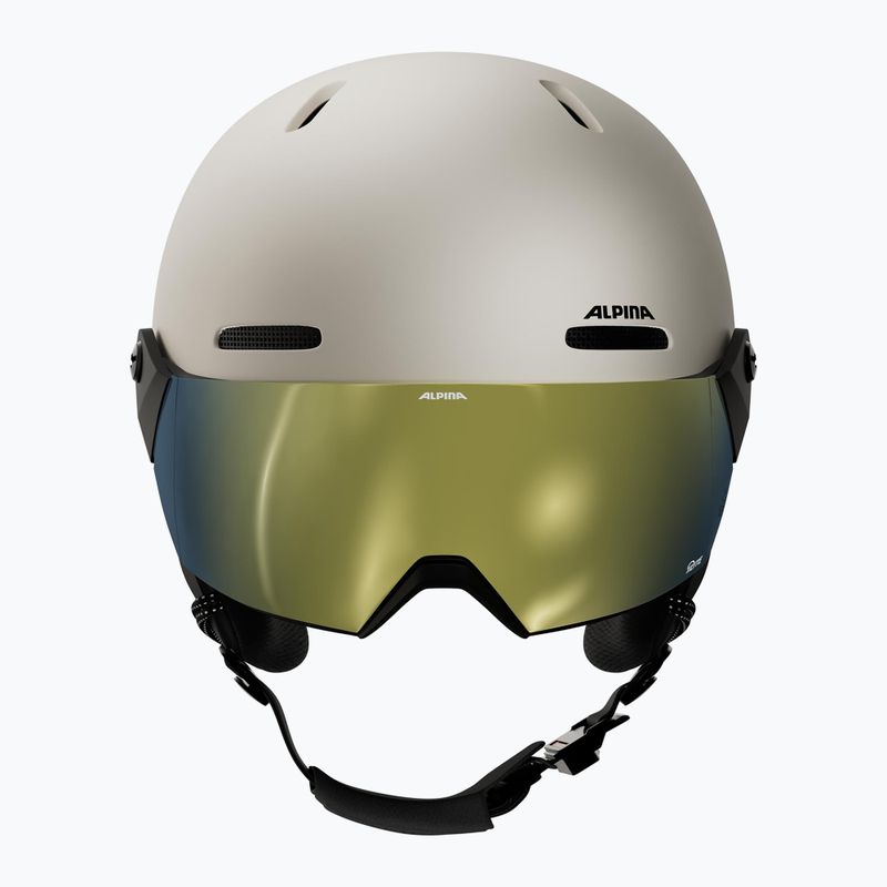 Kinder-Skihelm Alpina Zupo 2 Visor Q-Lite sand matt 3