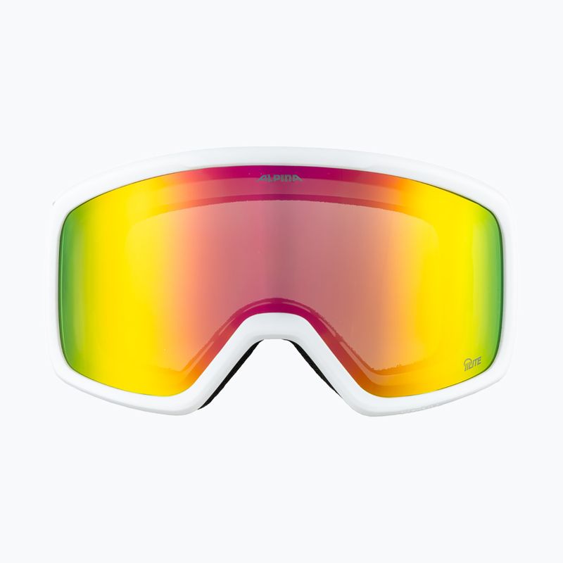 Skibrille Alpina Narkoja 2 Q-Lite white matt/pink s2 2