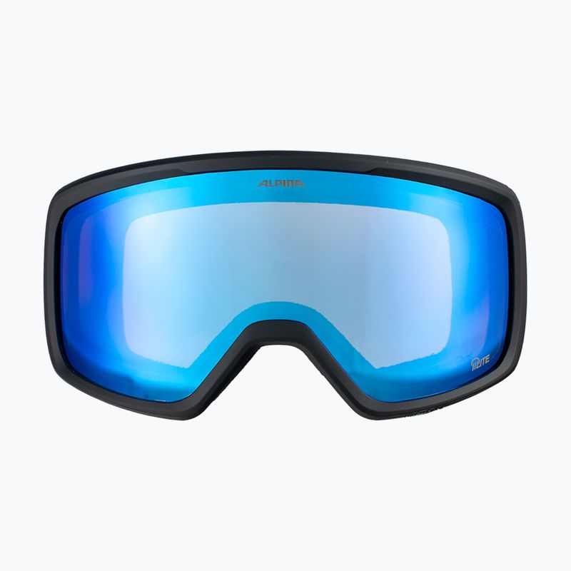 Skibrille Alpina Narkoja 2 Q-Lite black matt/blue s2 2