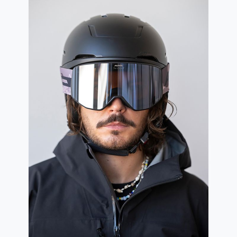 Skibrille Alpina Venet Q-Lite coj black/brown matt 4