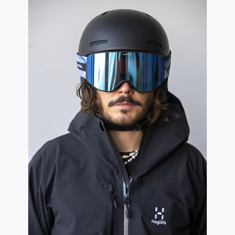 Skibrille Alpina Venet M Q-Lite  black/blue matt 4