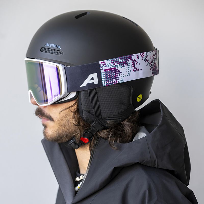 Skibrille Alpina Venet M Q-Lite  white/lilac matt 5