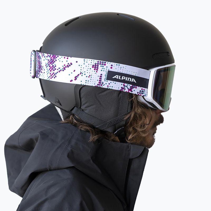 Skibrille Alpina Venet M Q-Lite  white/lilac matt 6