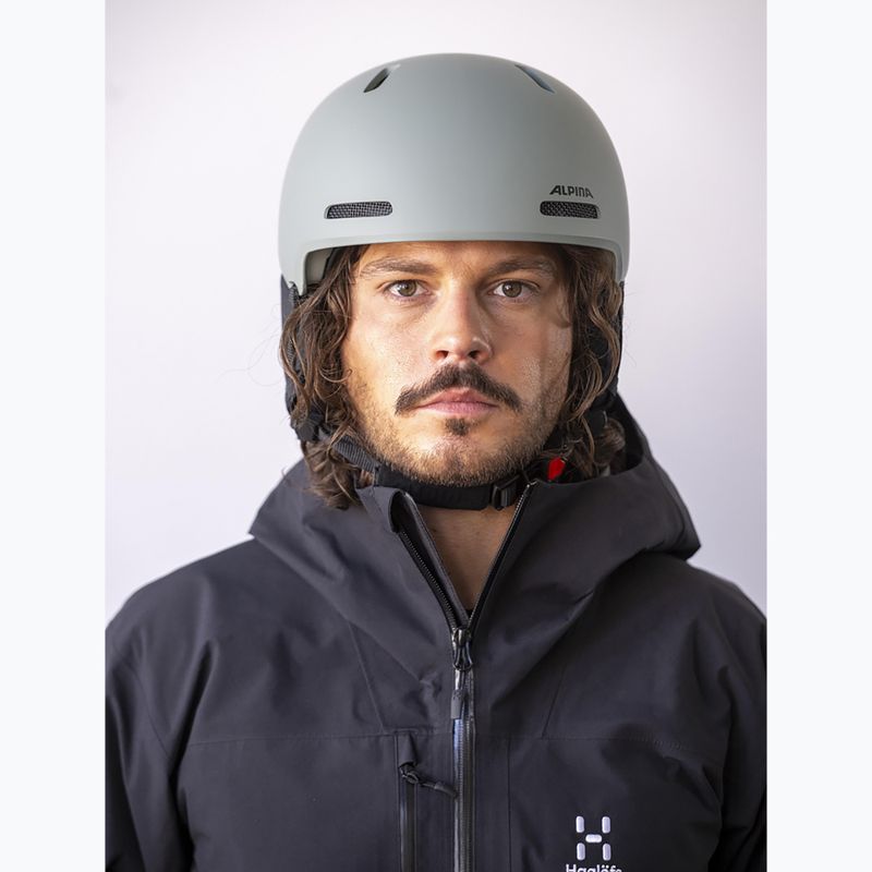 Skihelm Alpina Arber 2 MIPS willow green 5