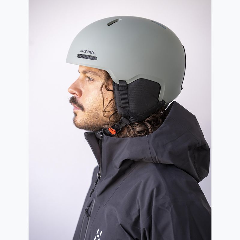 Skihelm Alpina Arber 2 MIPS willow green 6