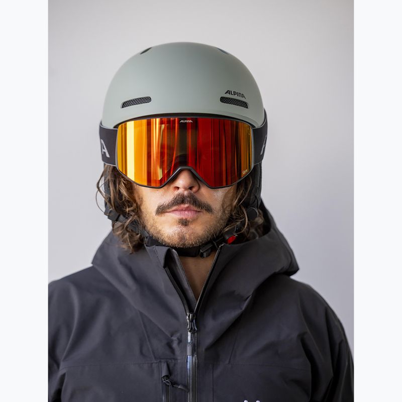 Skihelm Alpina Arber 2 MIPS willow green 7