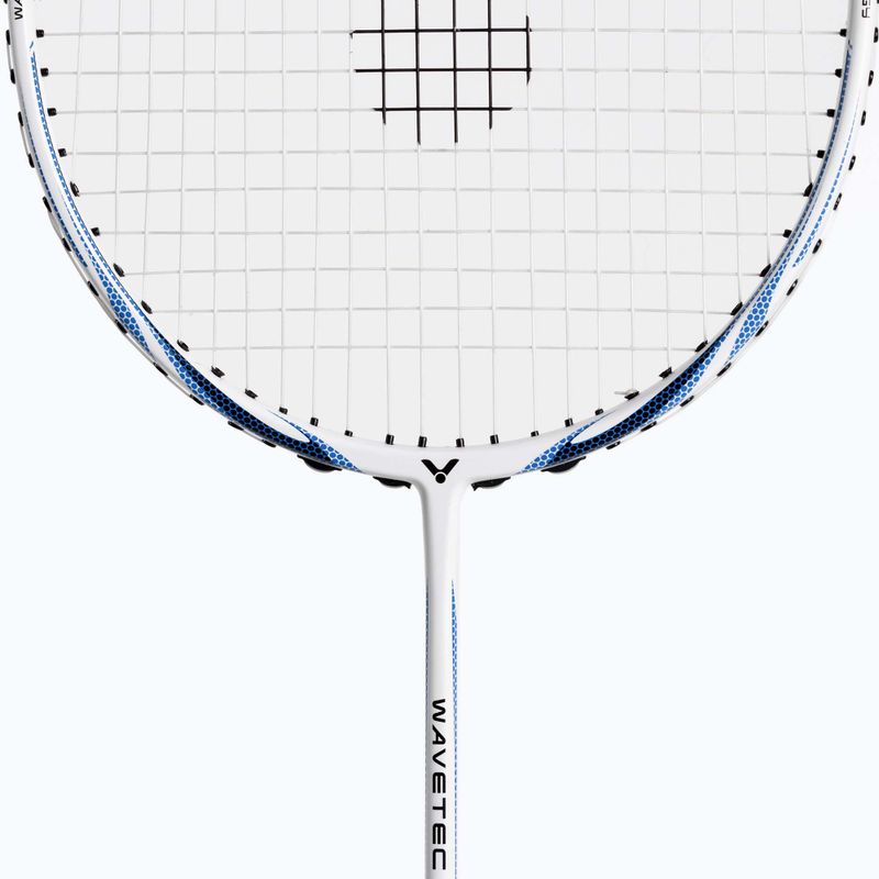 VICTOR Wavetec Magan 7 Badmintonschläger blau und weiß 200023 4