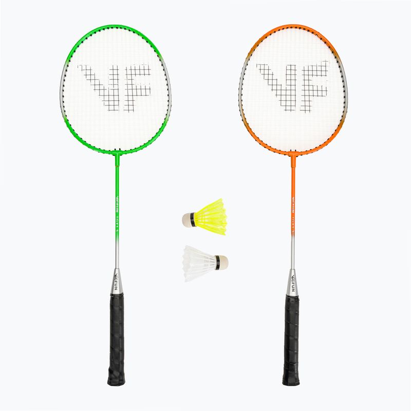 VICTOR VICFUN Hobby Badmintonset Typ B grün/orange