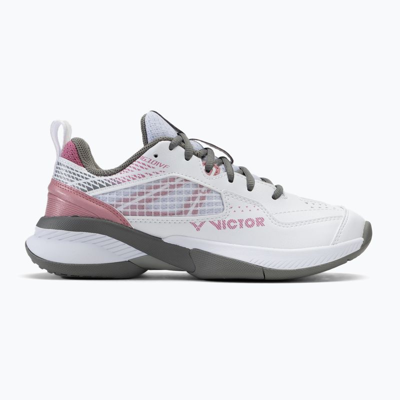 Damen Badmintonschuhe VICTOR A610IVF weiß/grau 2