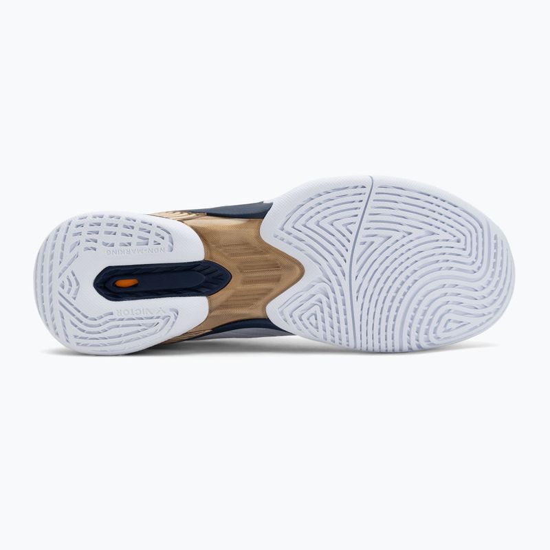 Herren Badmintonschuhe VICTOR A970TD AX hellweiß/hellgold 4