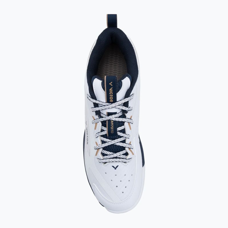 Herren Badmintonschuhe VICTOR A970TD AX hellweiß/hellgold 5