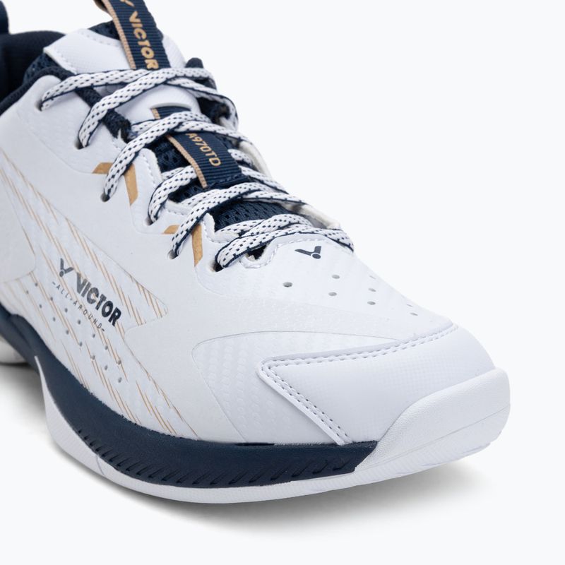 Herren Badmintonschuhe VICTOR A970TD AX hellweiß/hellgold 7