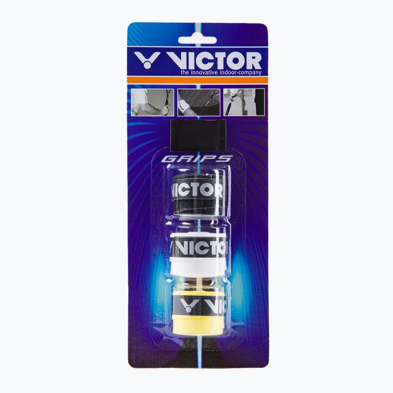 Badmintonschlägerbandagen VICTOR Overgrip Pro 3 Stück schwarz 171802 2