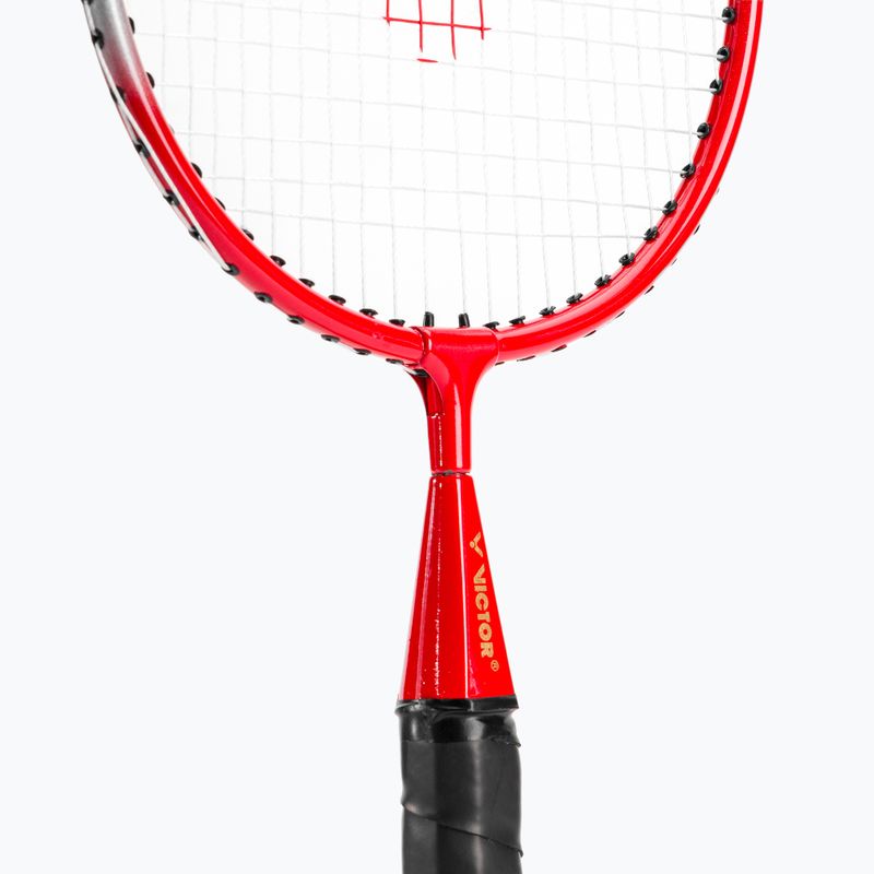 Kinder-Badmintonset VICFUN Mini Badminton rot/gelb 5