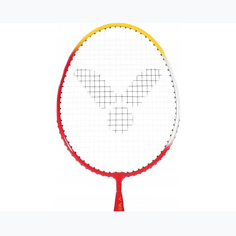 Kinder-Badmintonset VICFUN Mini Badminton rot/gelb 8