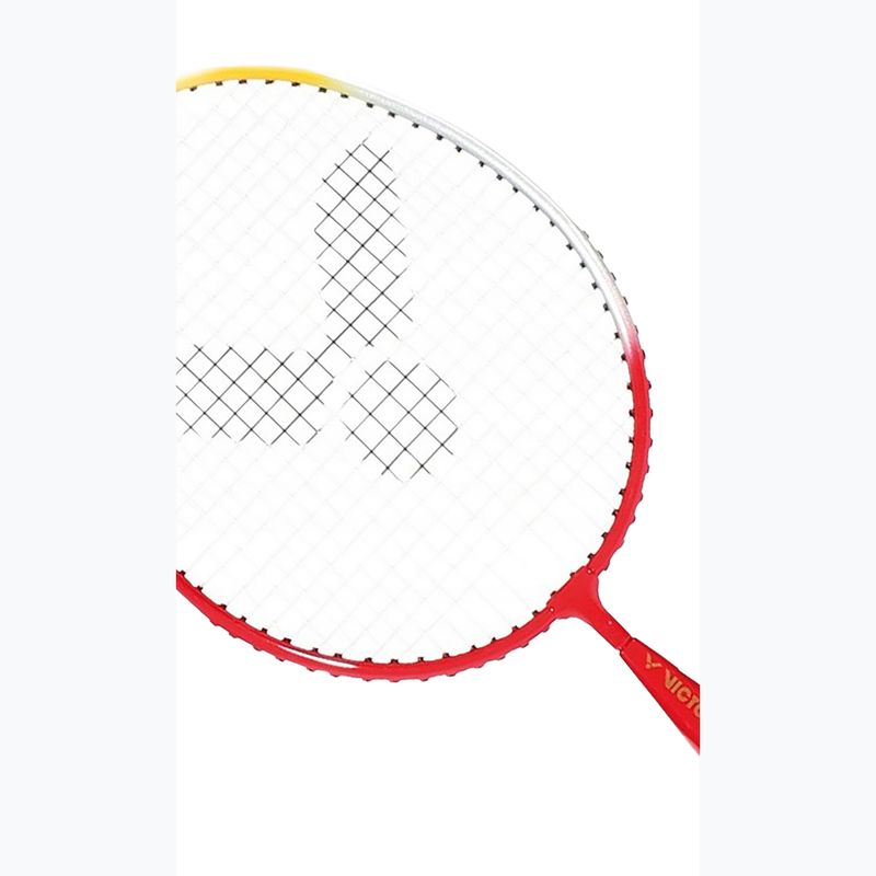 Kinder-Badmintonset VICFUN Mini Badminton rot/gelb 9