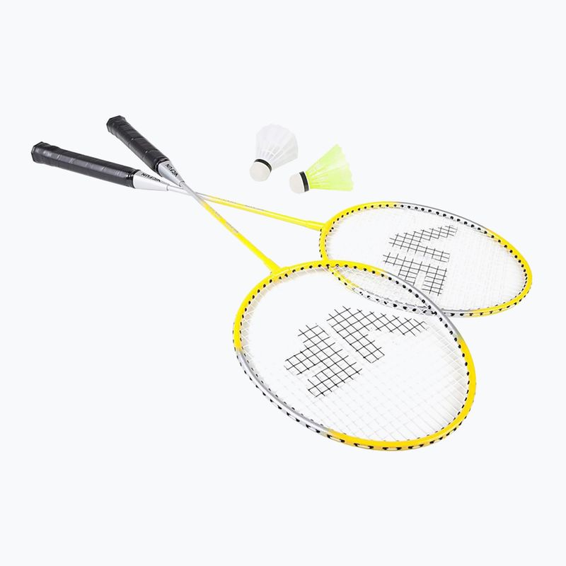Badmintonset VICFUN Hobby Typ A gelb