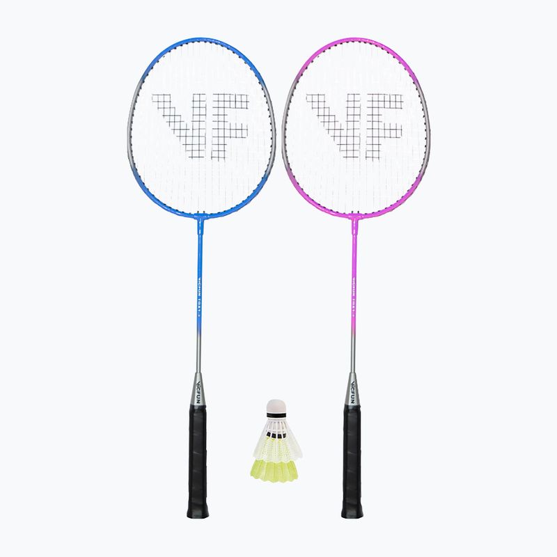 VICFUN Hobby Badmintonset Typ B rosa/blau