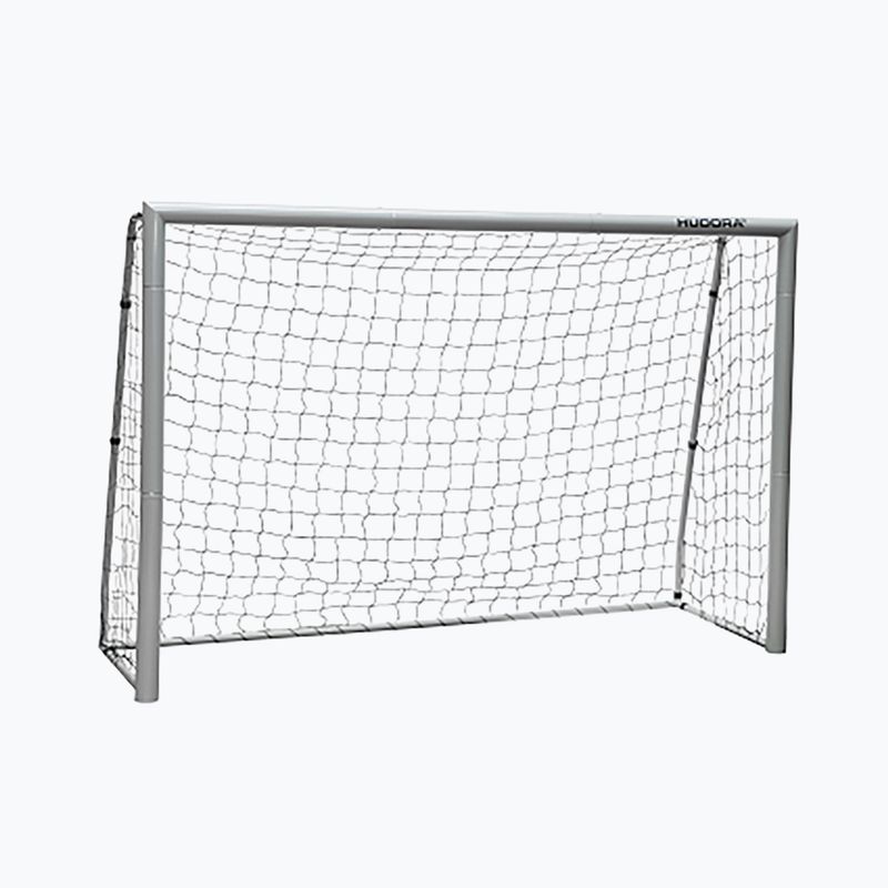 Hudora Fußballtor Expert 240 x 160 cm grau 3088