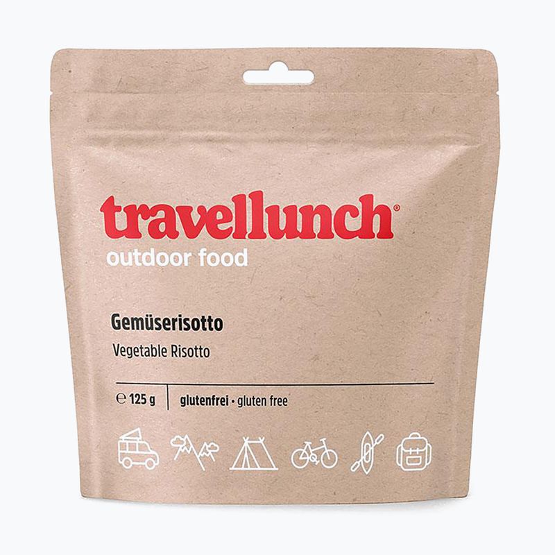 Gefriergetrocknete Lebensmittel travellunch Risotto glutenfrei mit Gemüse und Pilzen 125 g