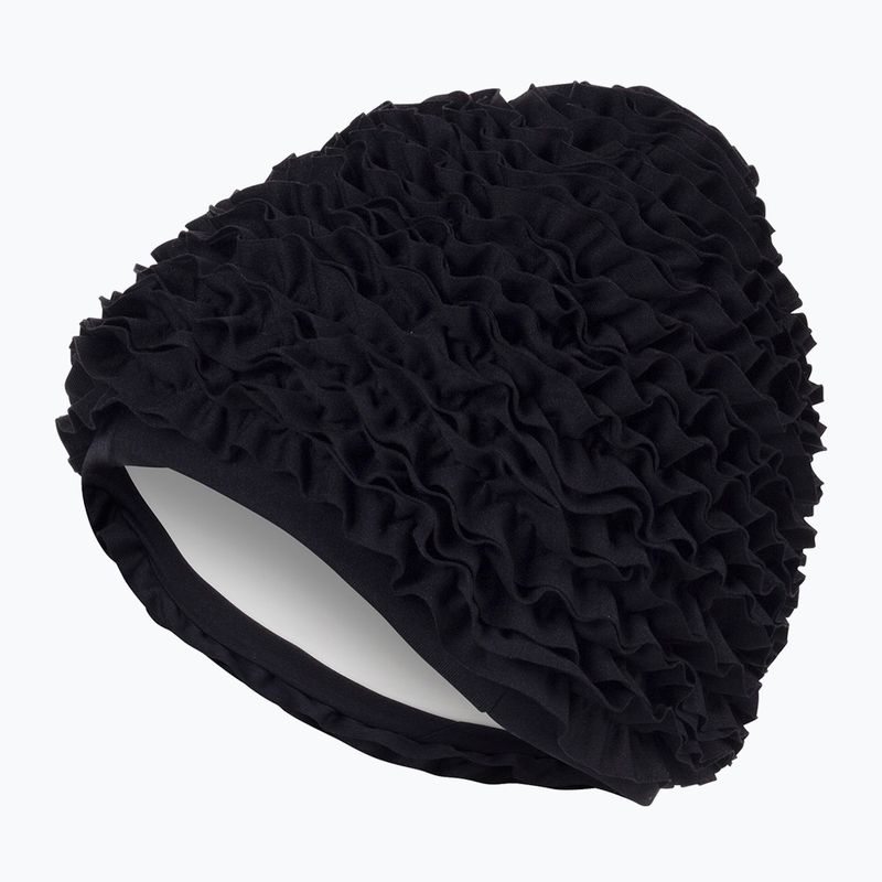 Schwimmkappe Damen Fashy Exclusive Frill black