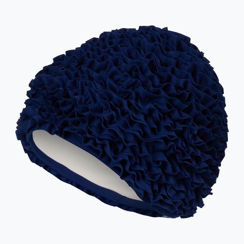 Schwimmkappe Damen Fashy Exclusive Frill navy