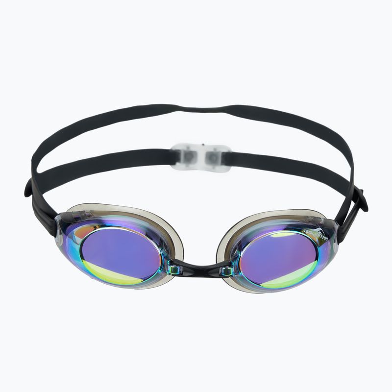 Schwimmbrille aquaFeel Glide Mirrored black/gold