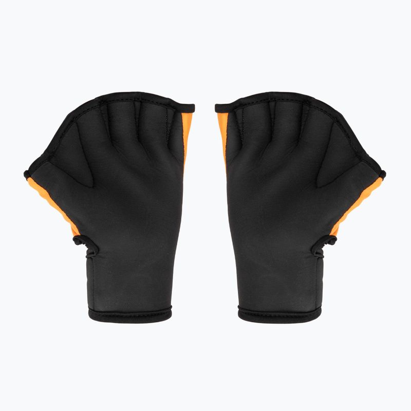 Fashy 4462 Neopren-Aquafitness-Handschuhe orange/schwarz 2