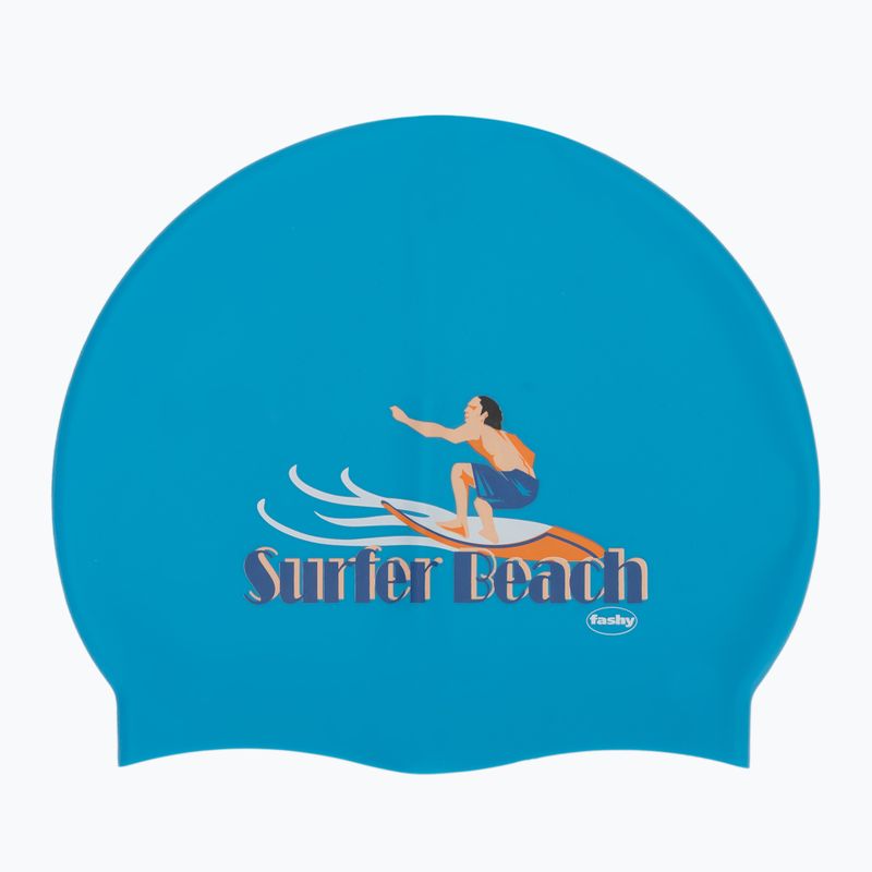 Fashy Kinderschwimmkappe 3047 Bedruckt himmelblau