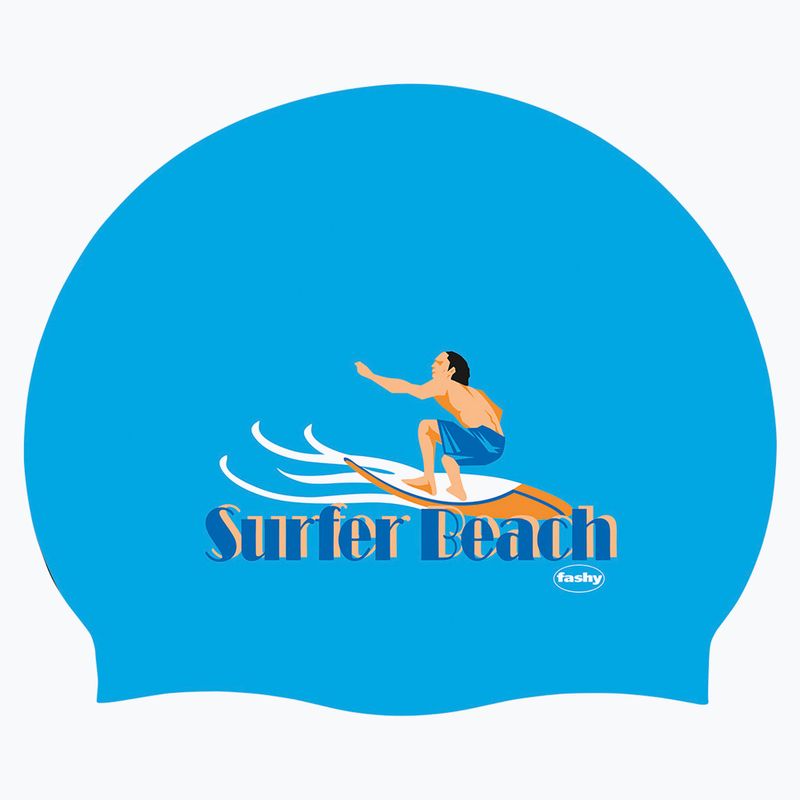 Fashy Kinderschwimmkappe 3047 Bedruckt himmelblau 2