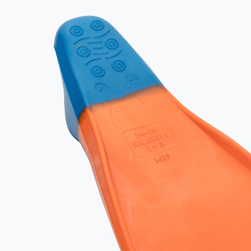 Aquafeel Schwimmflosse schwimmend orange/blau 2